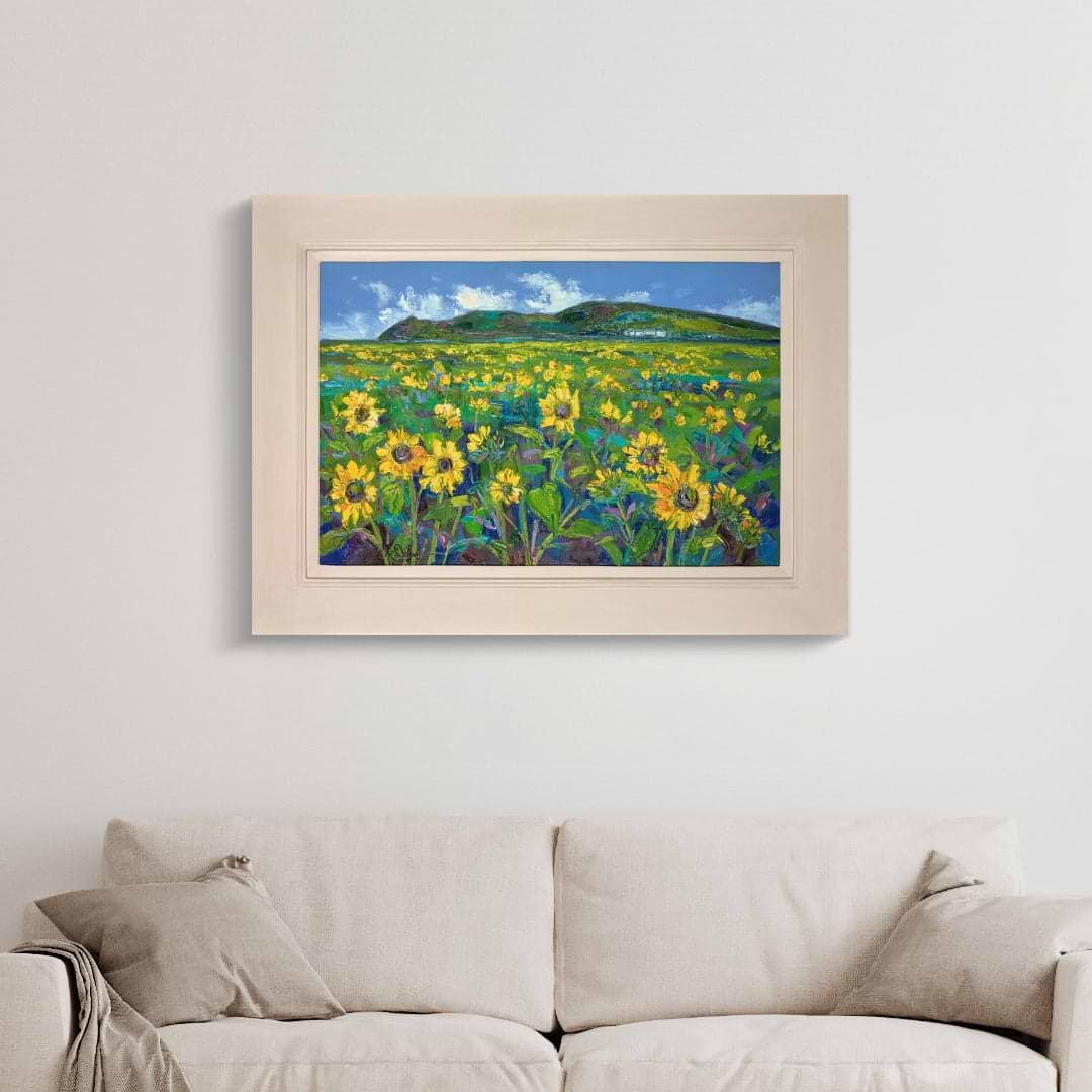 Sunflowers At Rhossili, Gower Peninsula