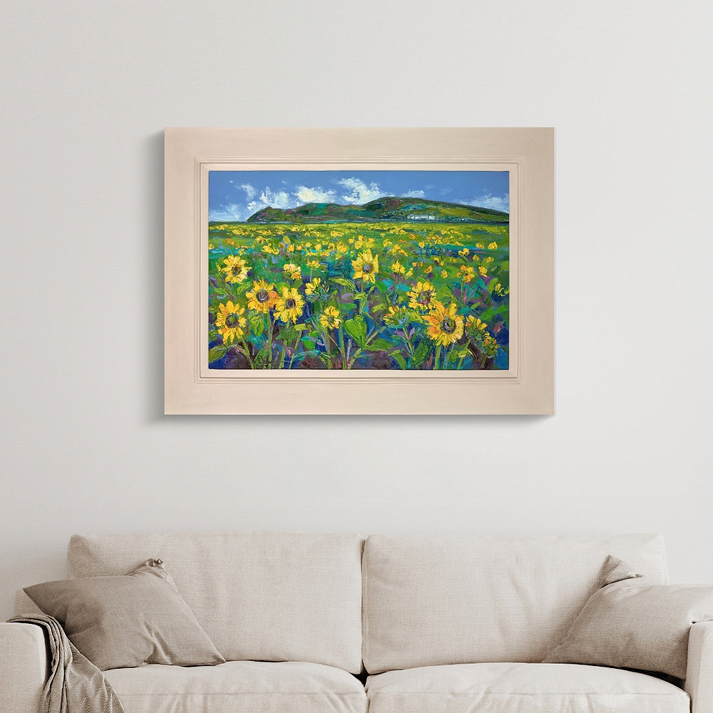 Sunflowers At Rhossili, Gower Peninsula