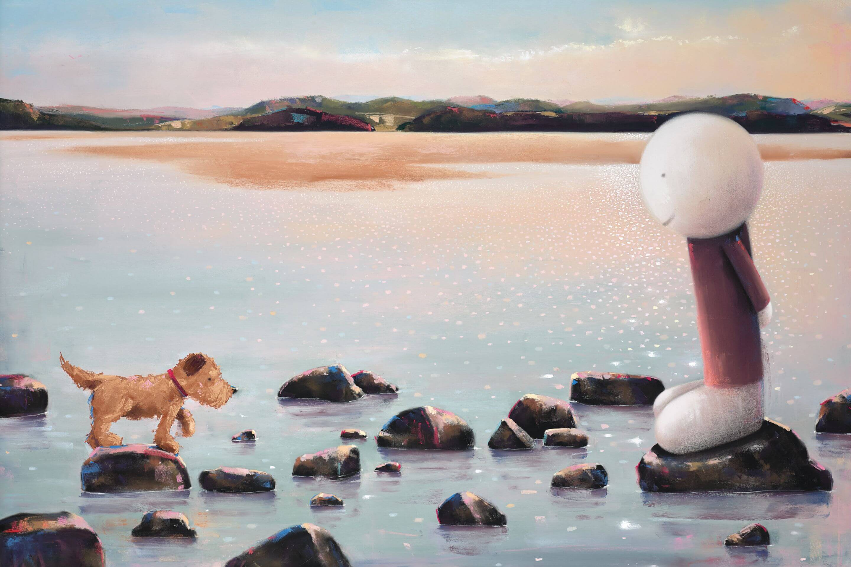 真作＊ 人気画家 ダグハイド(DOUG HYDE)「THE SECRET ROSE GARDEN