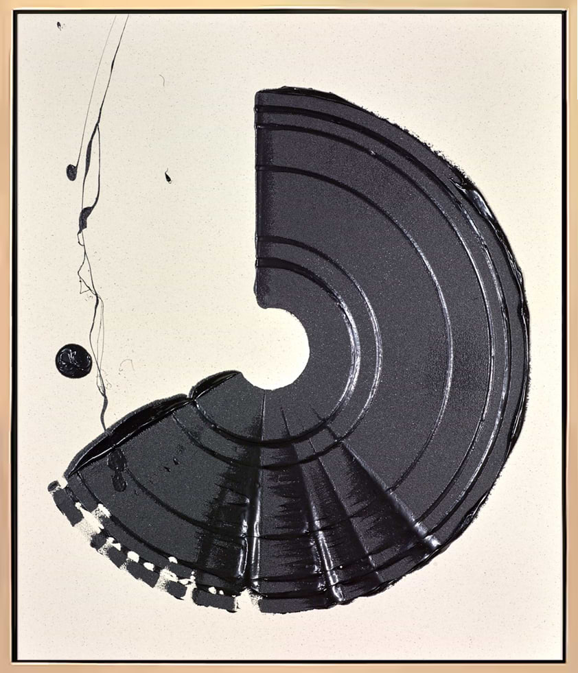 Mini Brushstroke - Black II