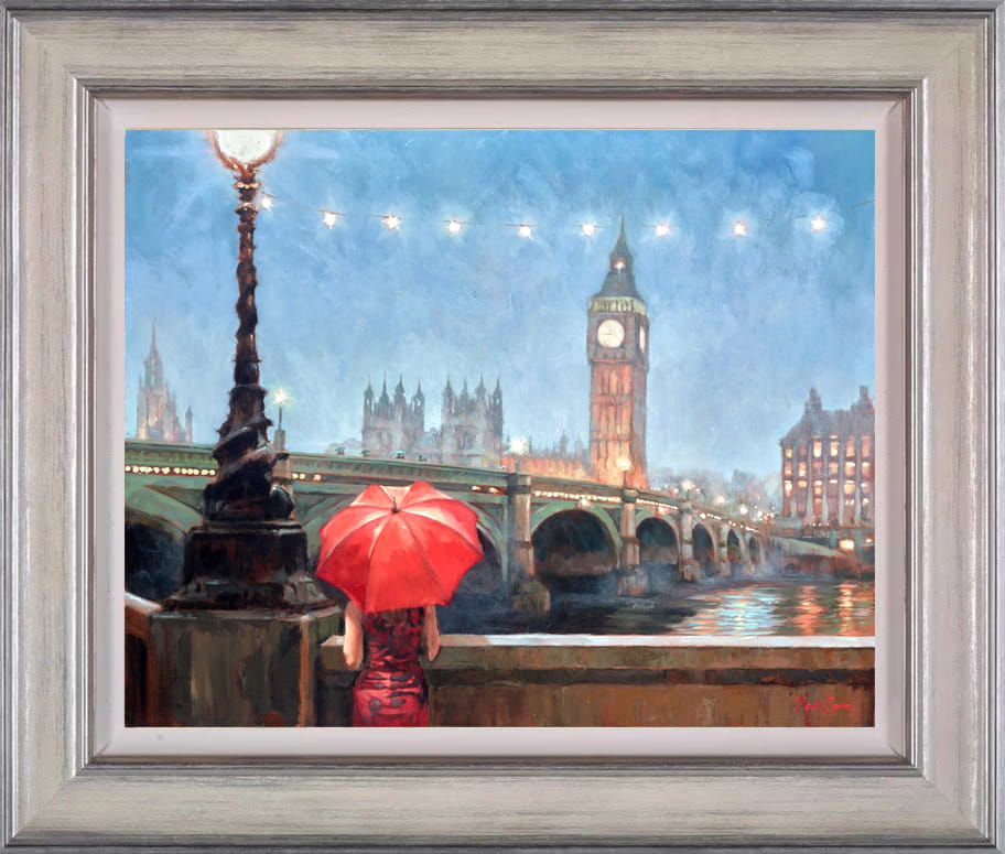 Red Umbrella At Westminster
