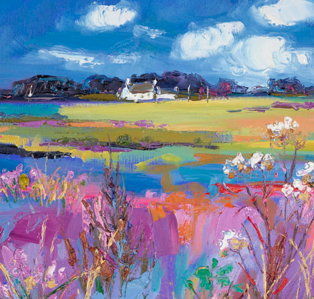Farmland With Cow Parsley, Ayrshire