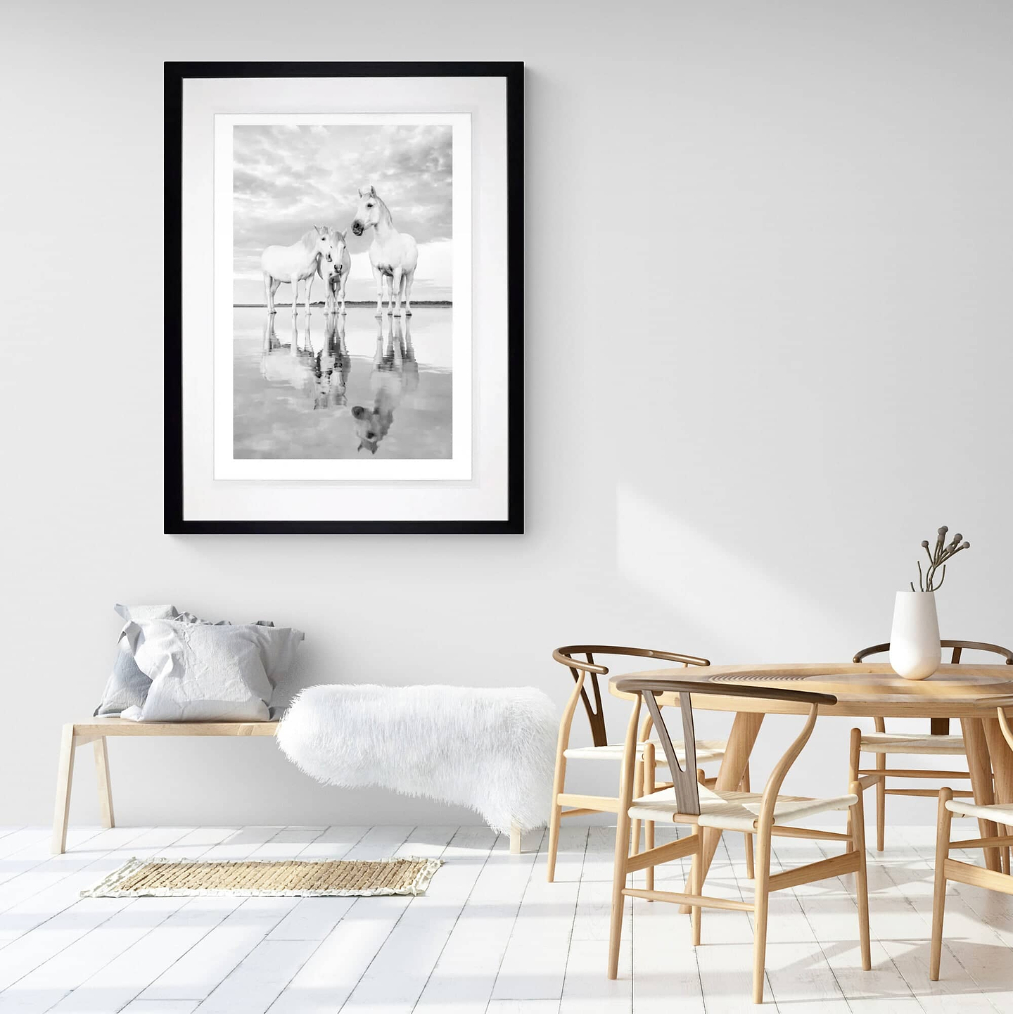 Morning Reflections Pictured In A Home