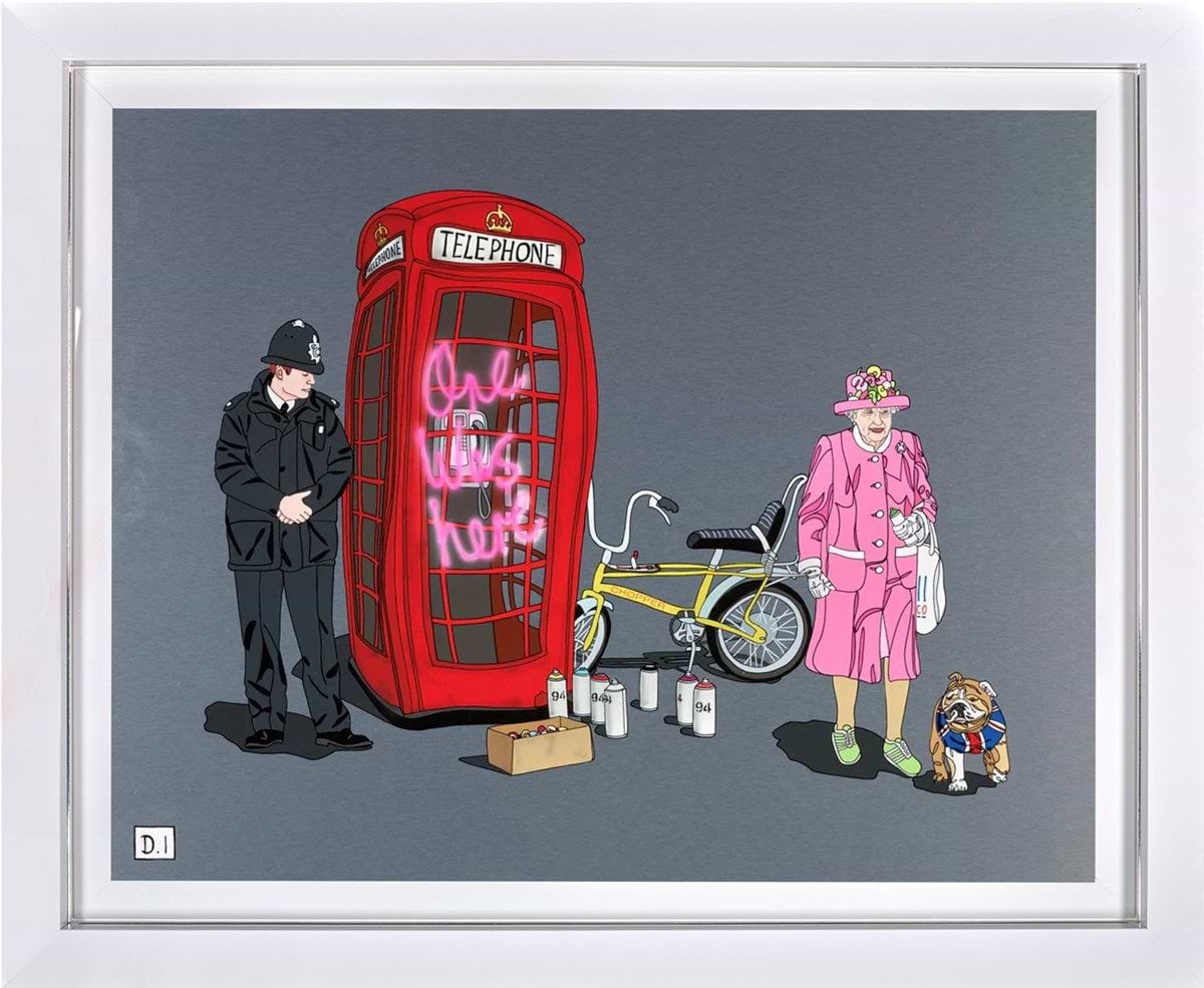 One Was Royally Here (Framed)