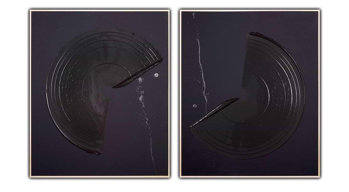 Replay (Diptych 1/2, Black 3.0)