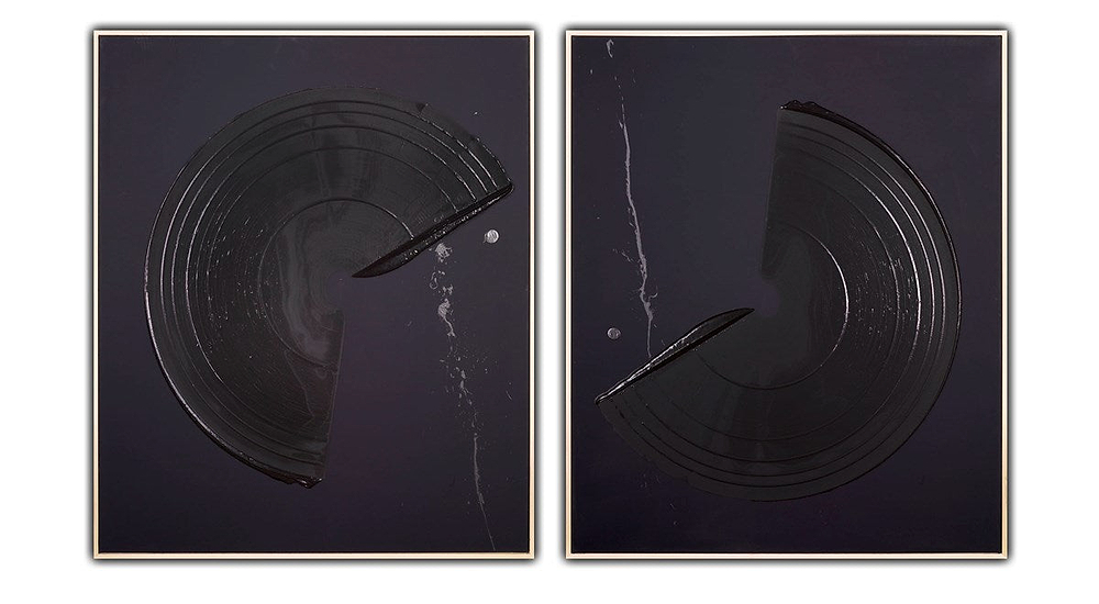 Replay (Diptych 1/2, Black 3.0)