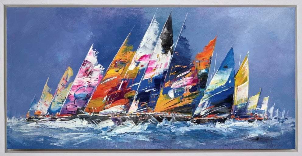 Sailing Past (Framed)