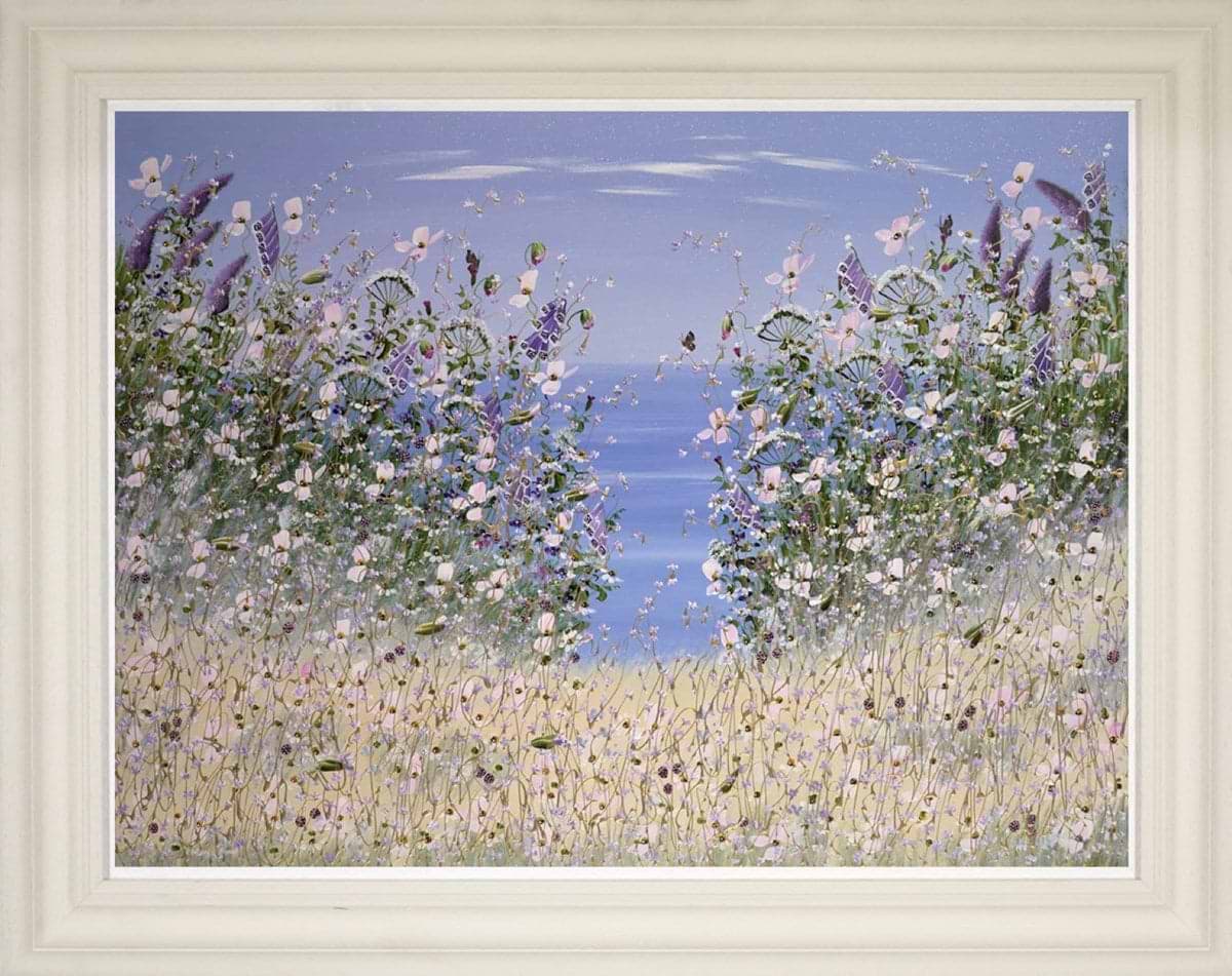 Spring Coastal View IV (Framed)