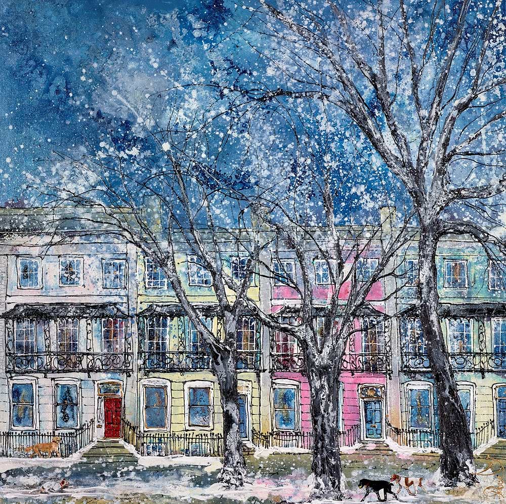 On a Snowy Promenade