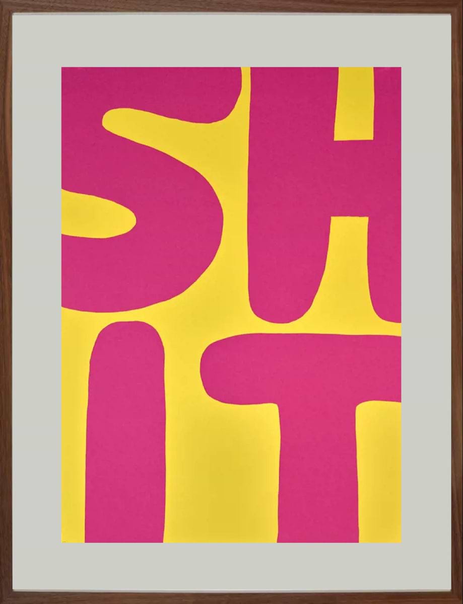 Untitled (Shit), 2012 (Framed)