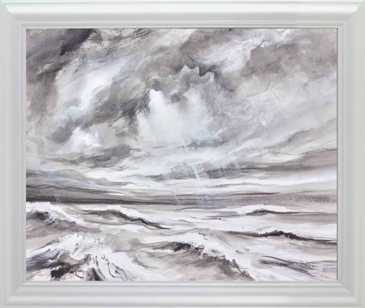 Storm at Sea (Study) (Framed)