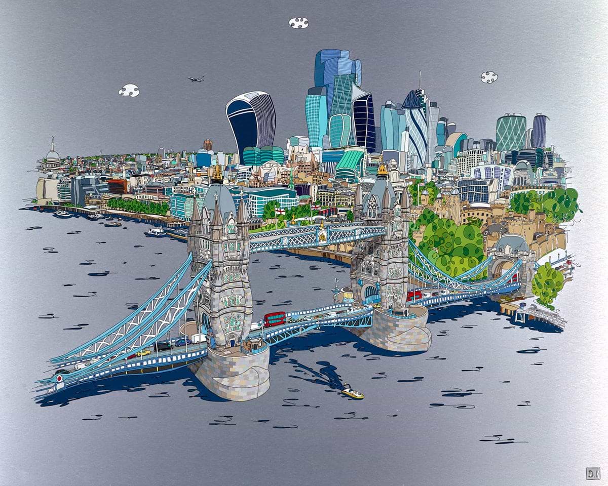 A View of London II