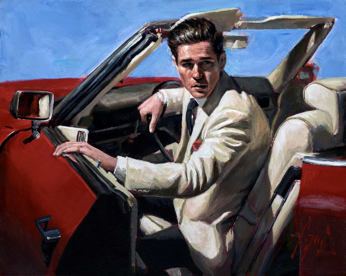 White Suit and Cadillac
