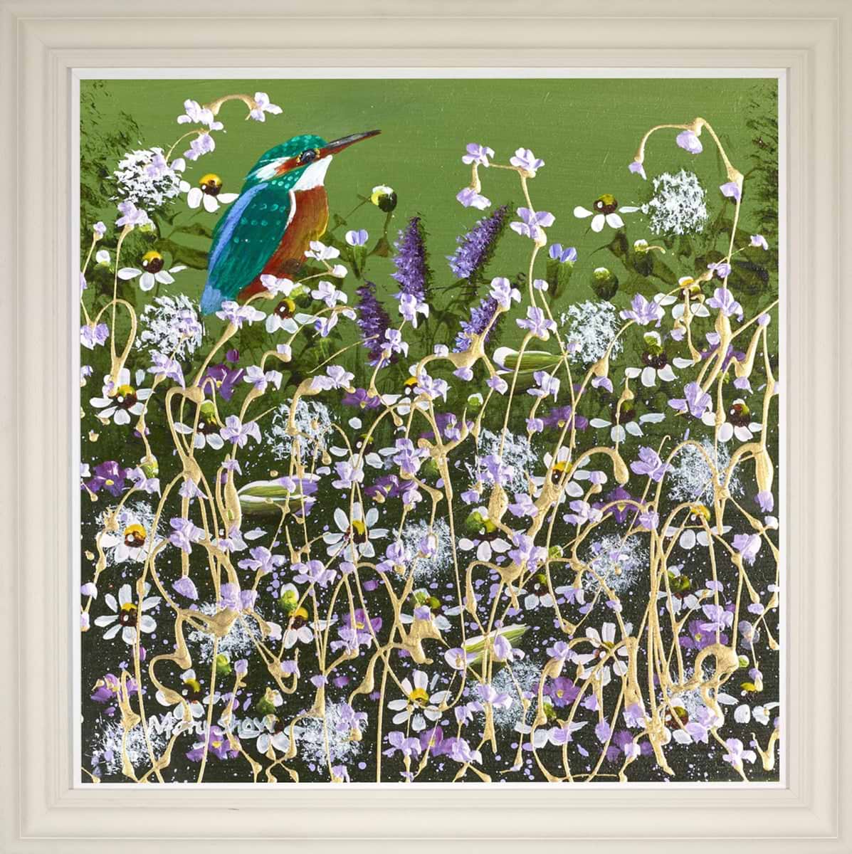 Relaxing Kingfisher II (Framed)