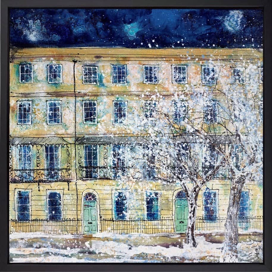 Snowy Snowy Night (Framed)