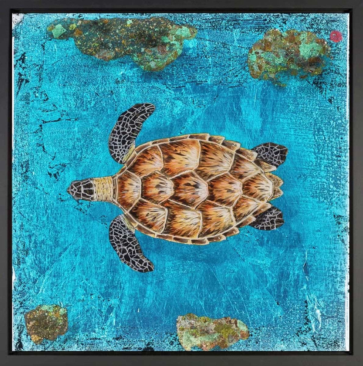 Turtle Reef (Framed)