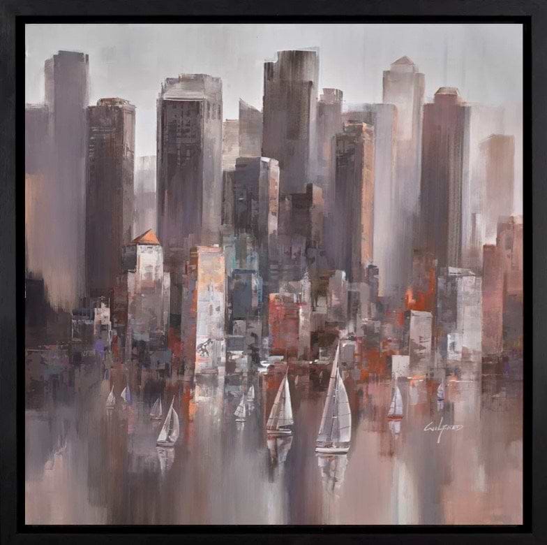 Navigating Through The City II (Framed)