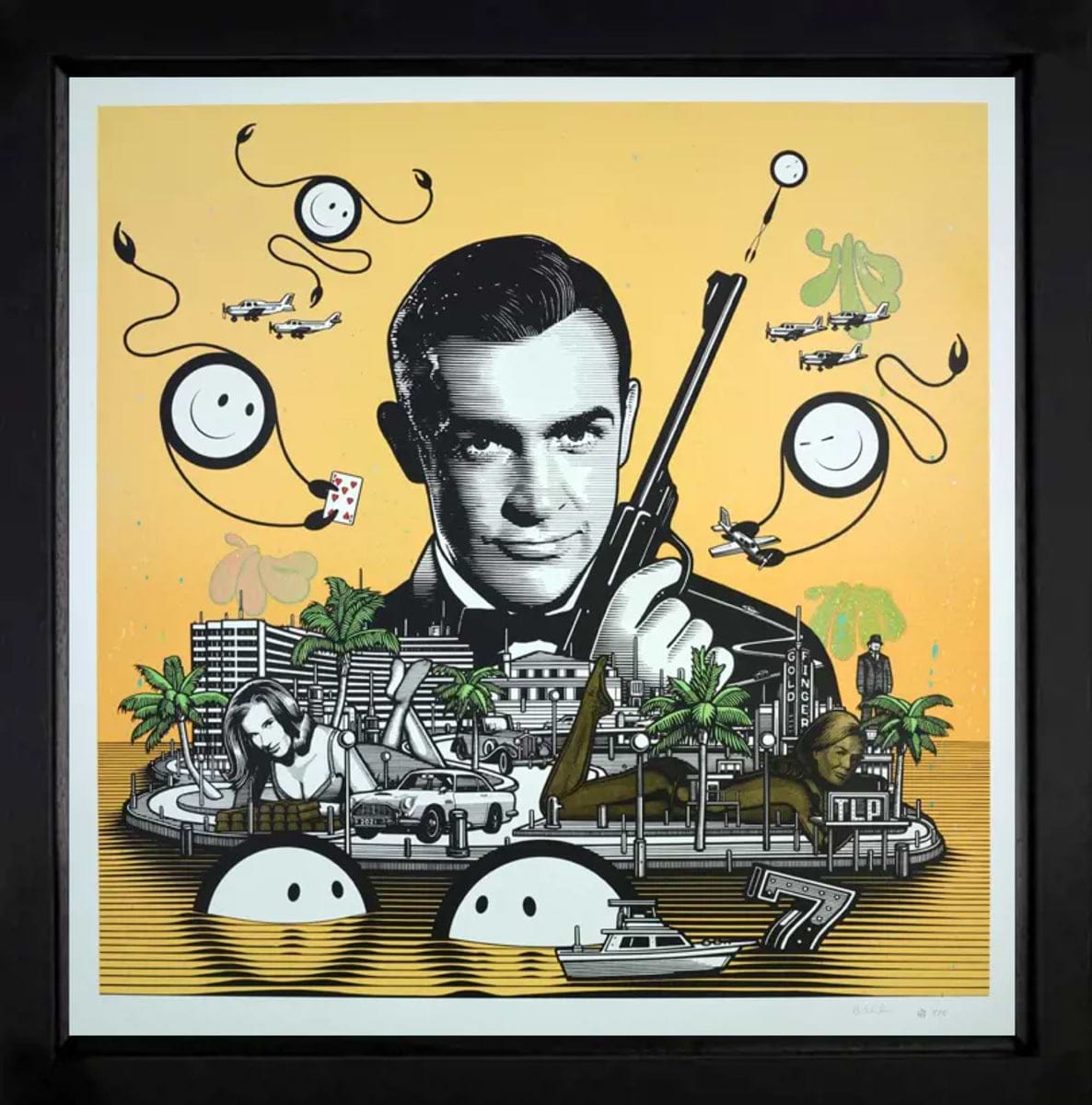 007 at Sea 5/15 (Framed)
