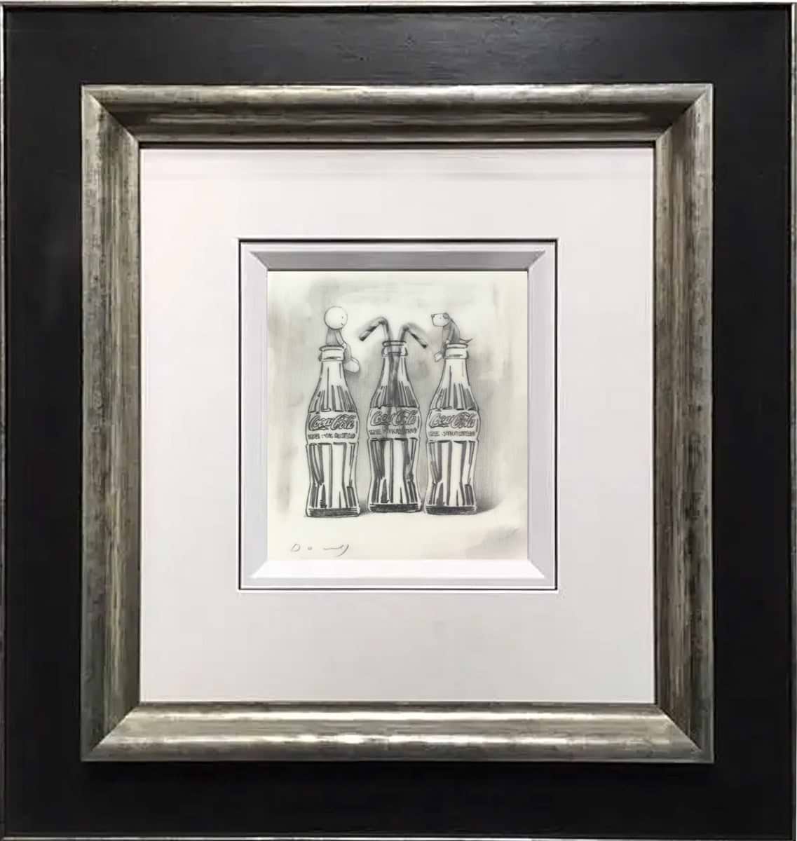 Warhol's Happy Hour Refreshment (Sketch) (Framed)