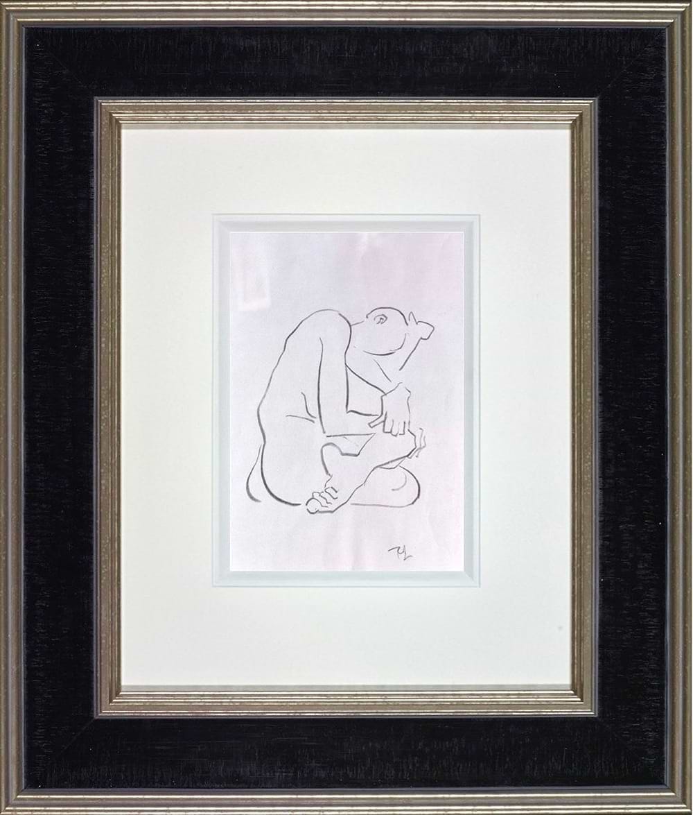 With line alone (Framed)