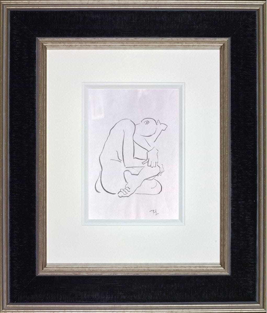 With line alone (Framed)