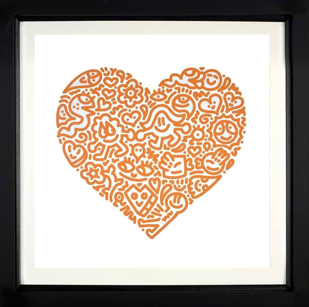 Bird Joy (Orange), 2021 (Framed)
