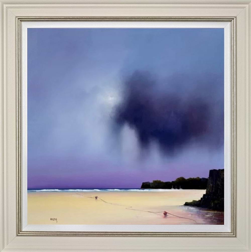 Tide Out,Evening Beach (Framed)