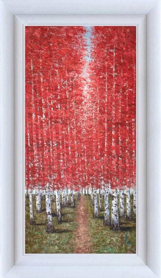Red Forest II (Framed)