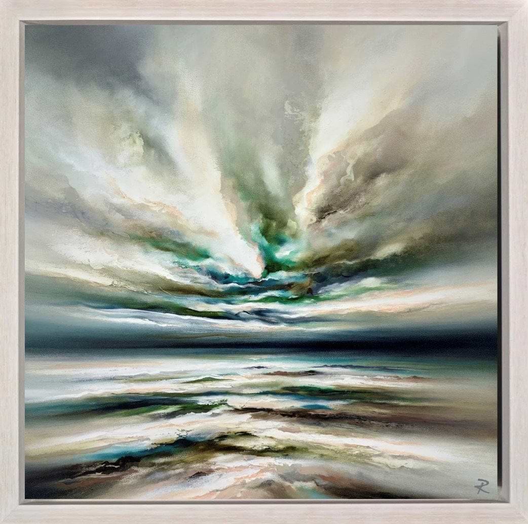 Emerald Tides III (Framed)