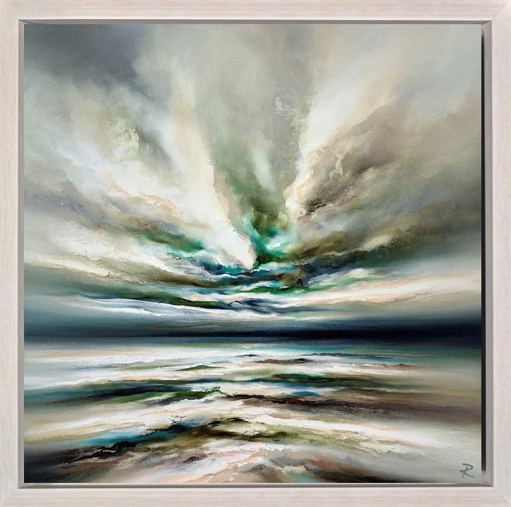 Emerald Tides III (Framed)