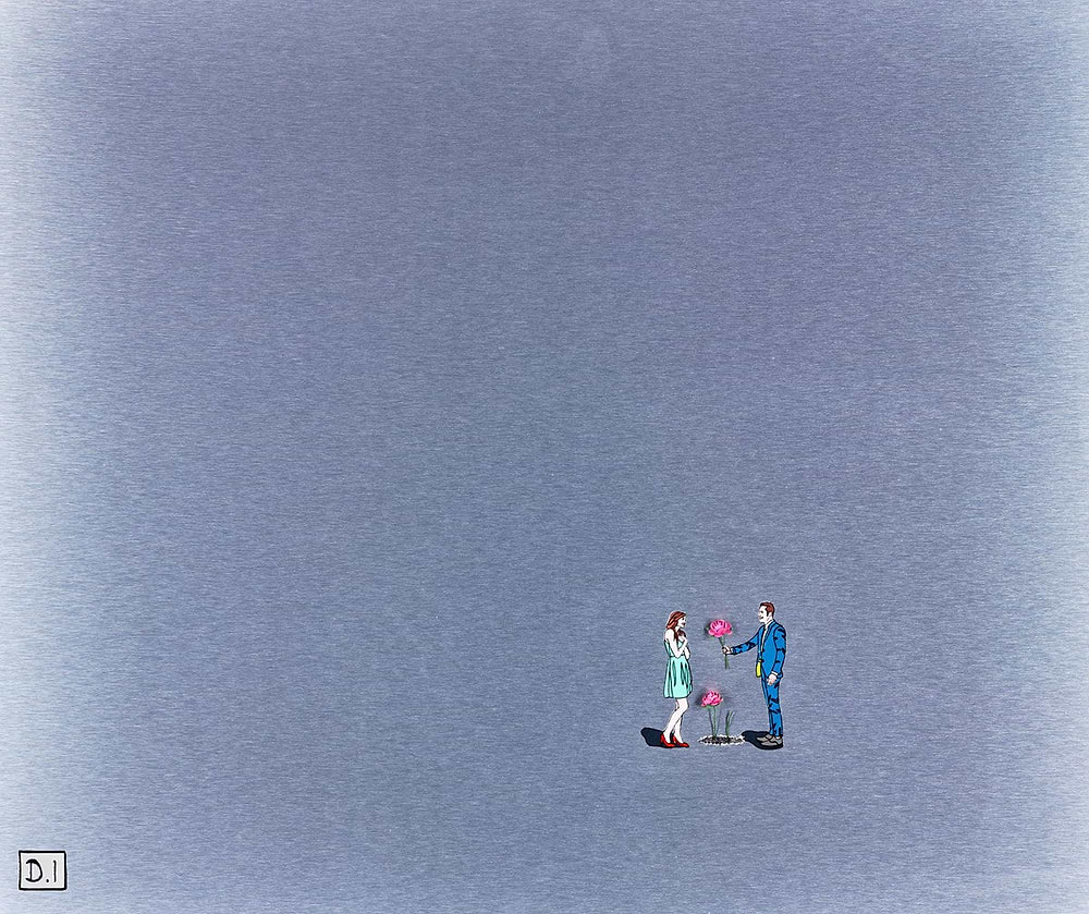 Man With Flowers V