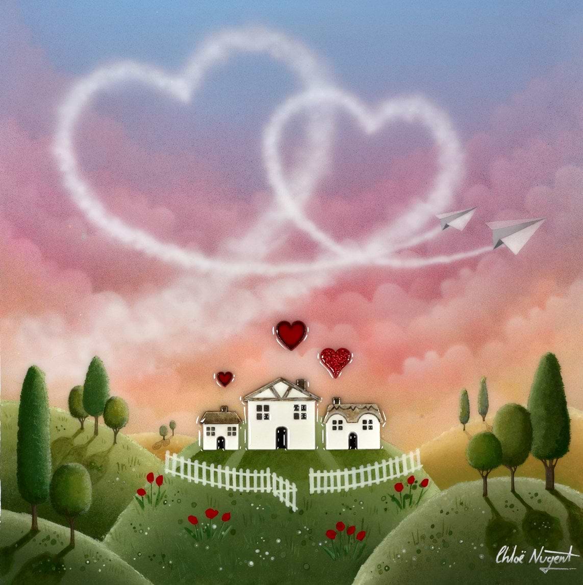 Hearts Written in the Sky III