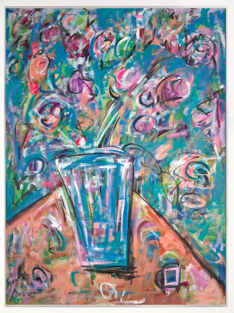 August Flowers I (Framed)