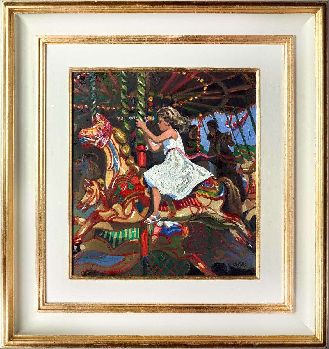 Carefree Days of the Fair (Framed)