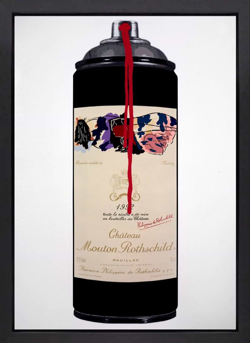 Rothschild (Red Drip) (Framed)