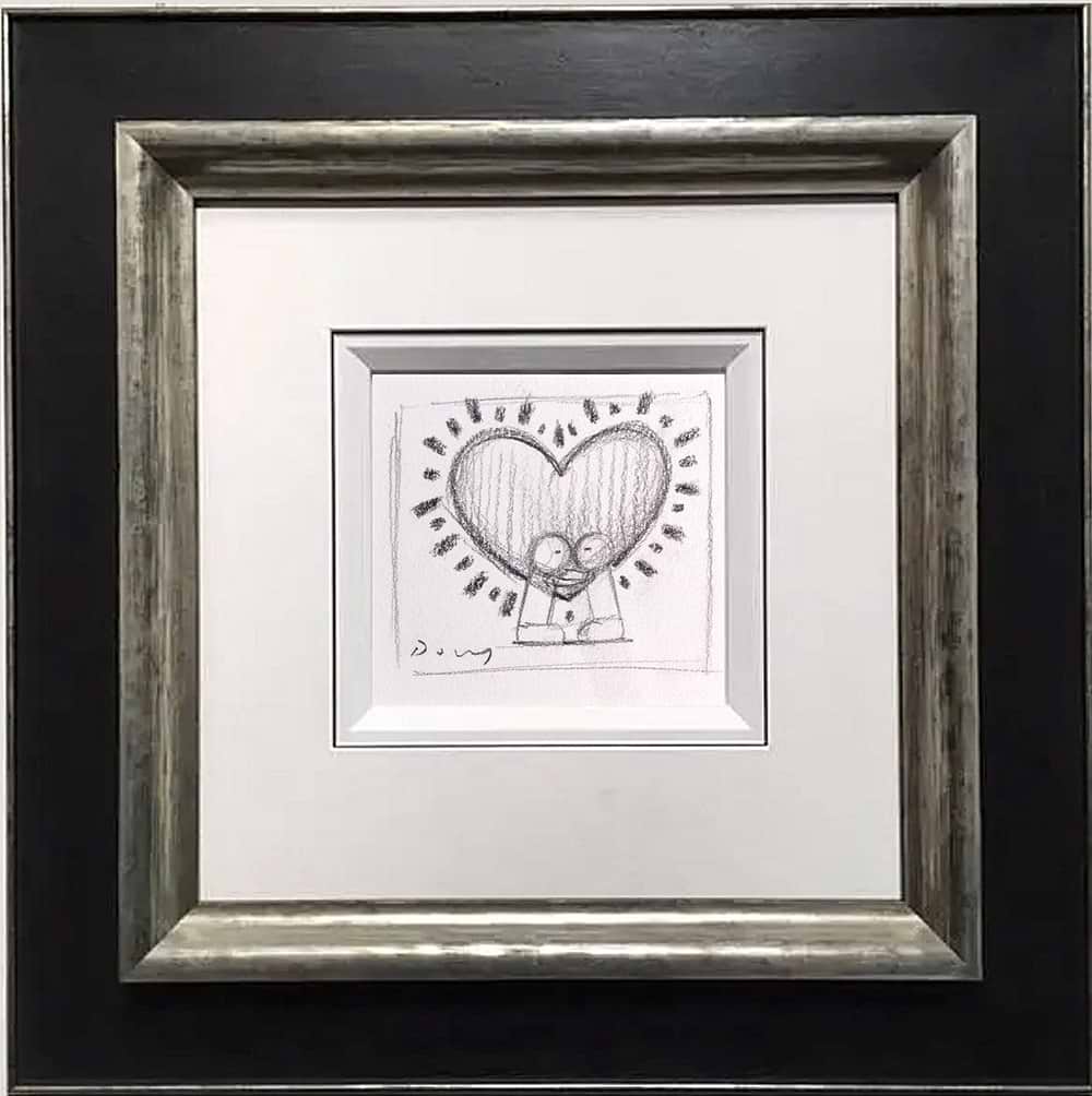 Sharing the Love (Sketch) III (Framed)