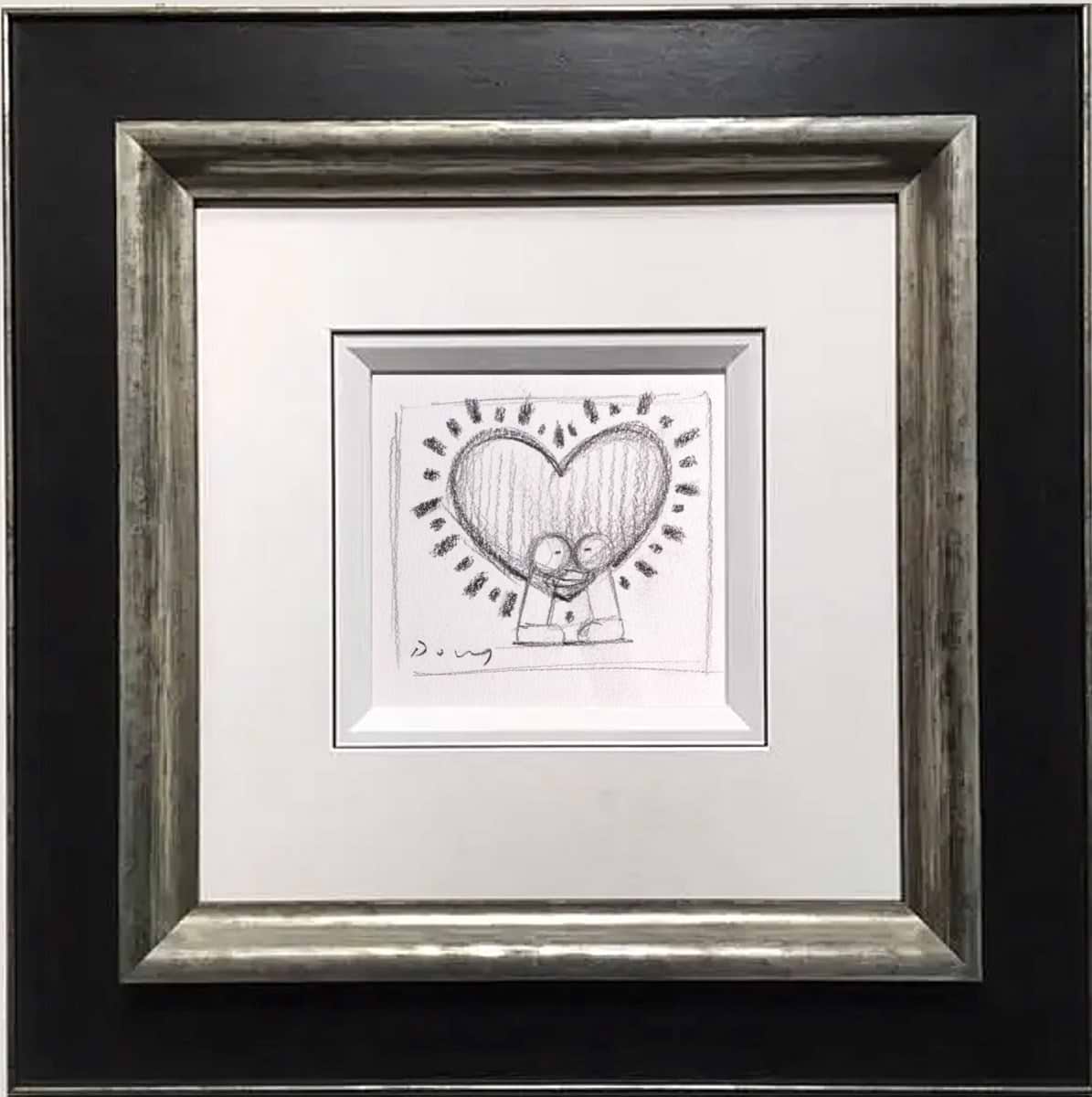 Sharing the Love (Sketch) III (Framed)