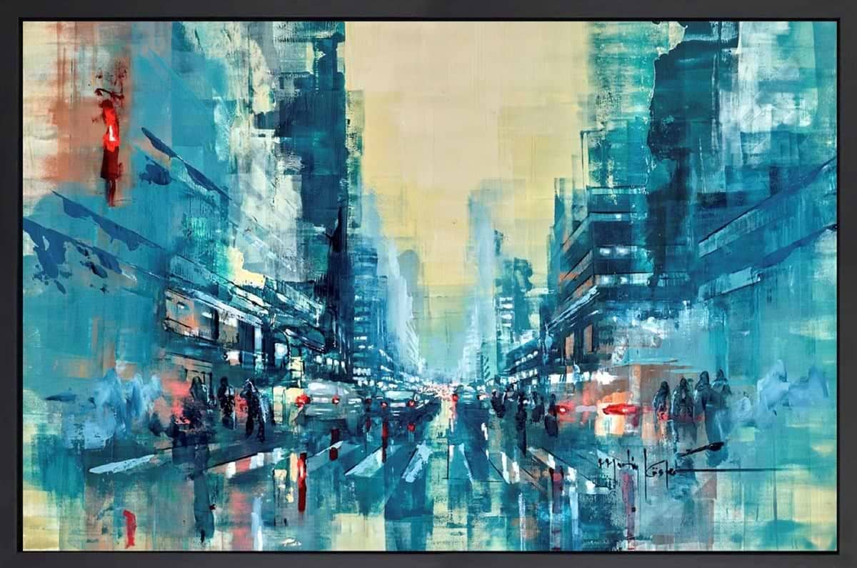 New York- Free The Lights V (Framed)