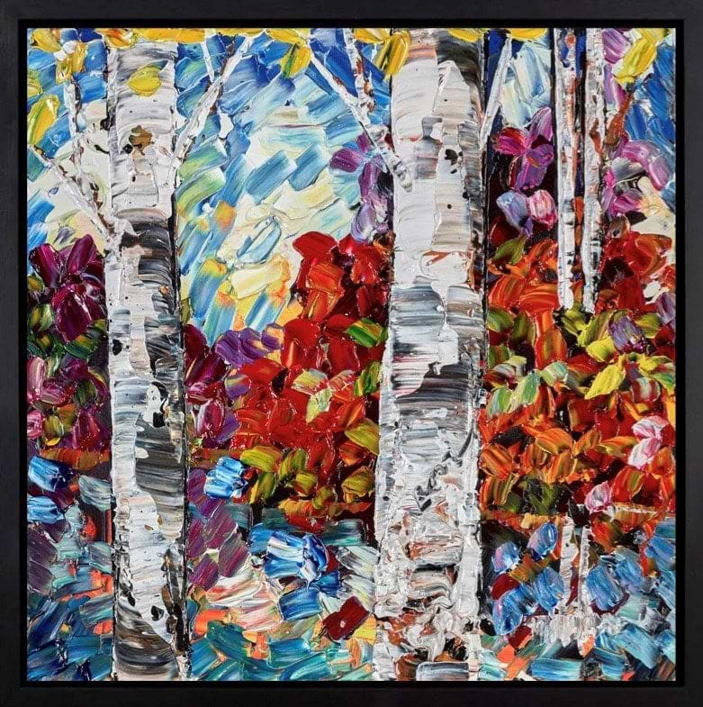 Autumnal Leaves (Framed)