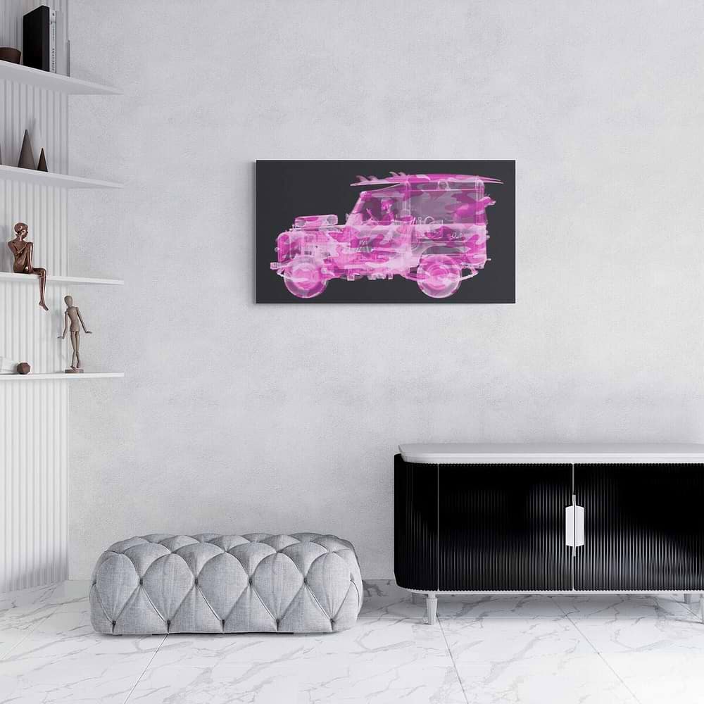 Camouflage Land Rover Surfer Pink (Roomset)