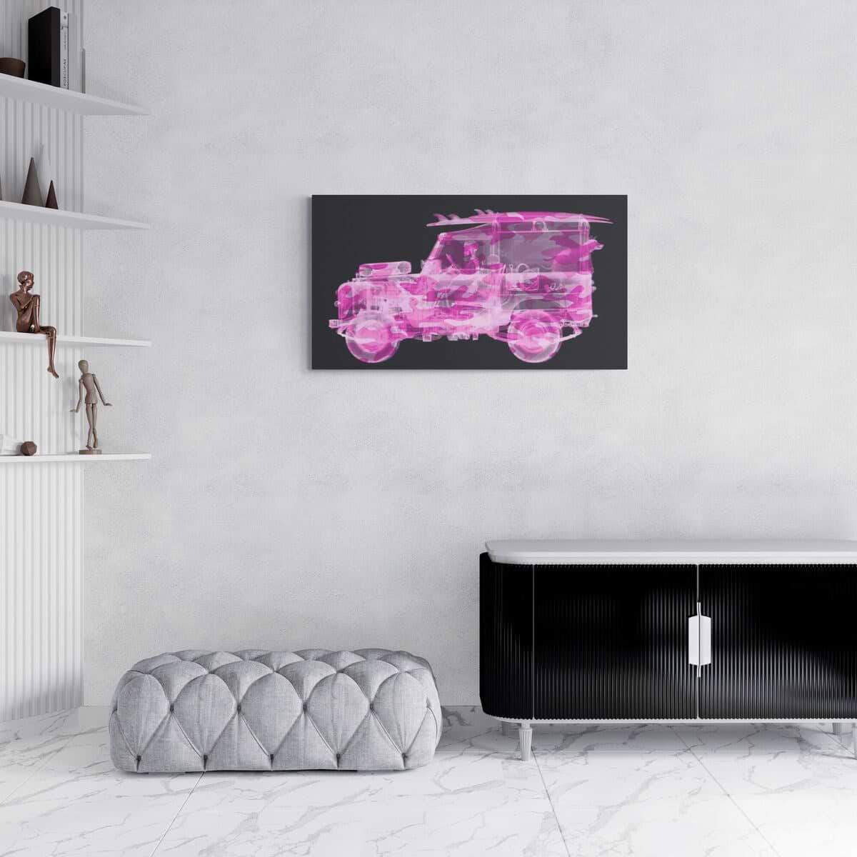 Camouflage Land Rover Surfer Pink (Roomset)