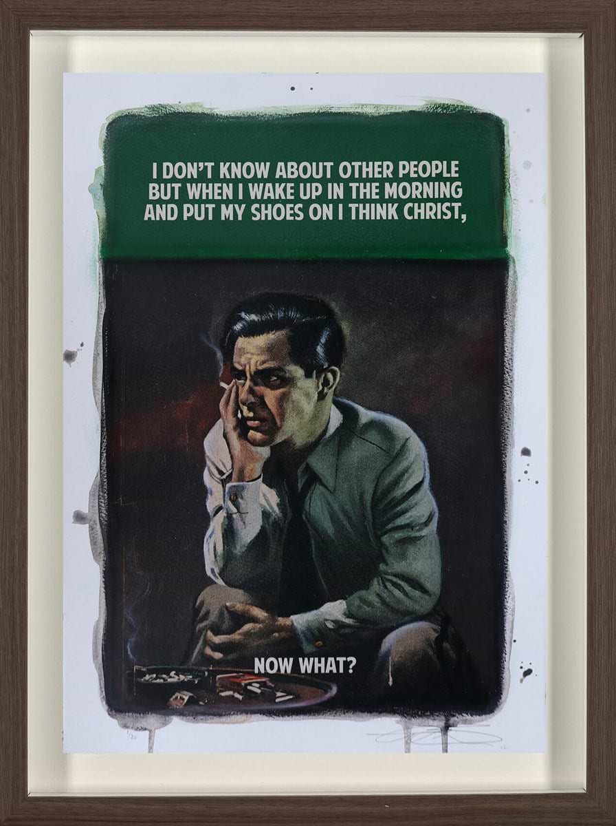 Christ, Now What? (Green) (Framed)