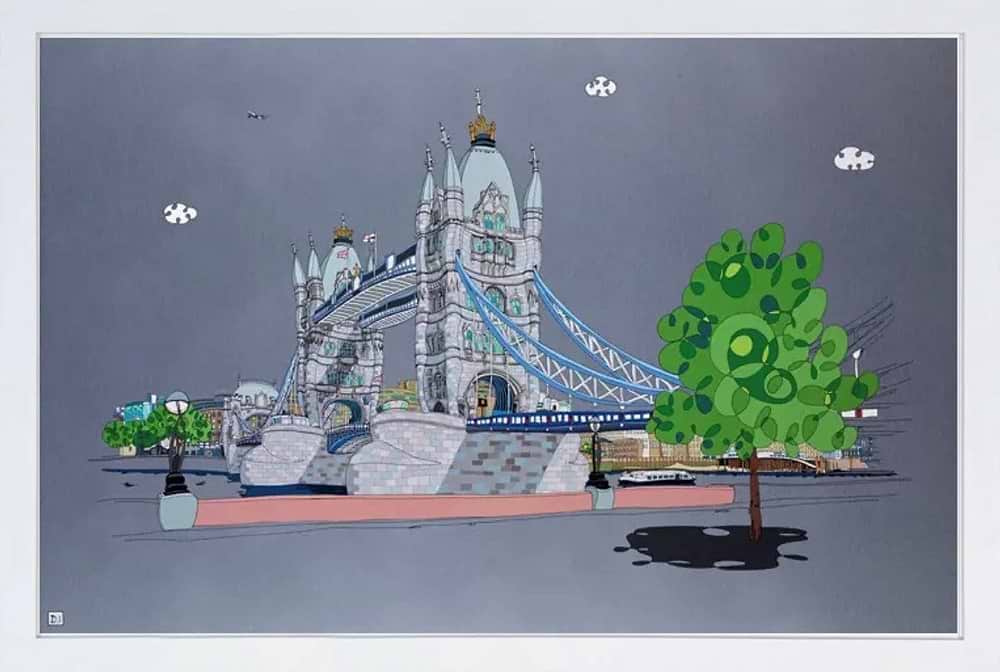 Tower Bridge Floated (Framed)