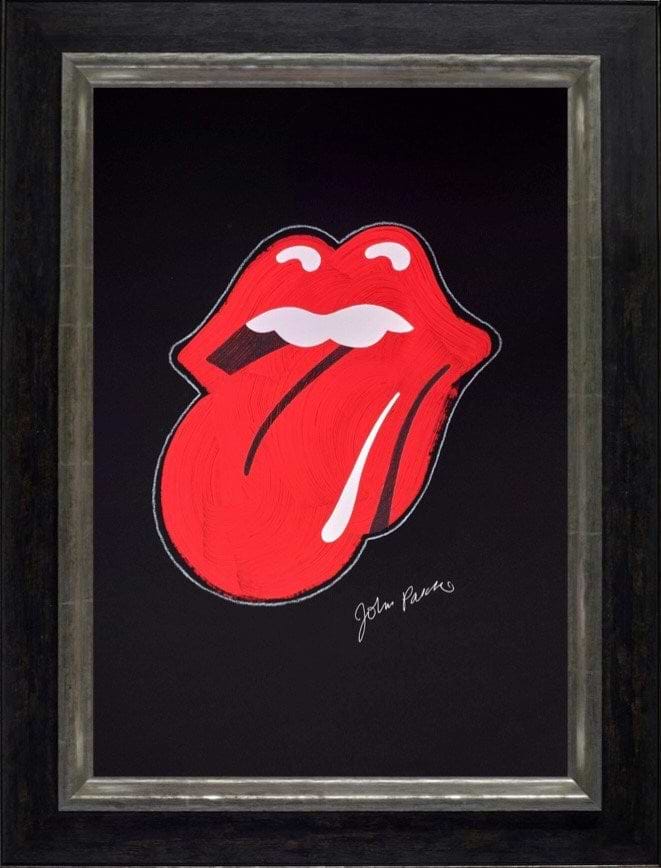 Rolling Stones Logo (Framed)