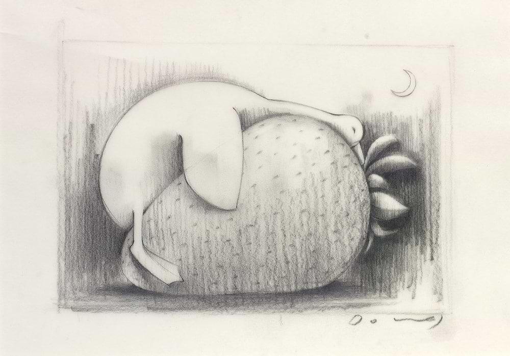 Strawberry and Dreams III (Sketch)
