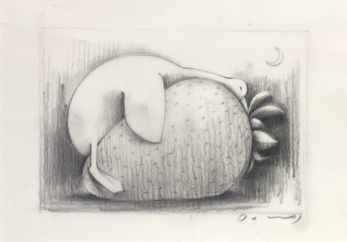 Strawberry and Dreams III (Sketch)