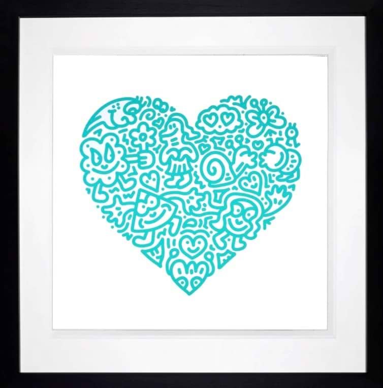 Bug Embrace (Green), 2021 (Framed)