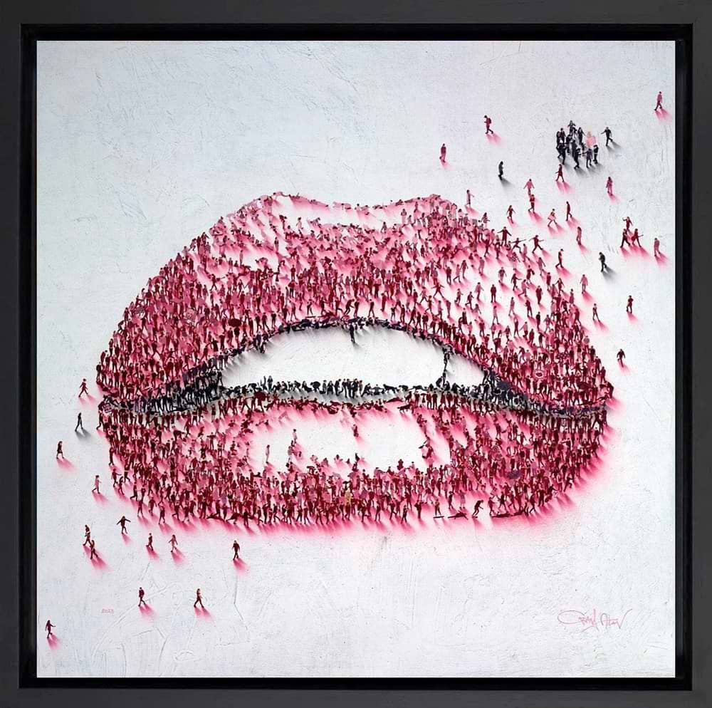 Can I Borrow a Kiss (Framed)