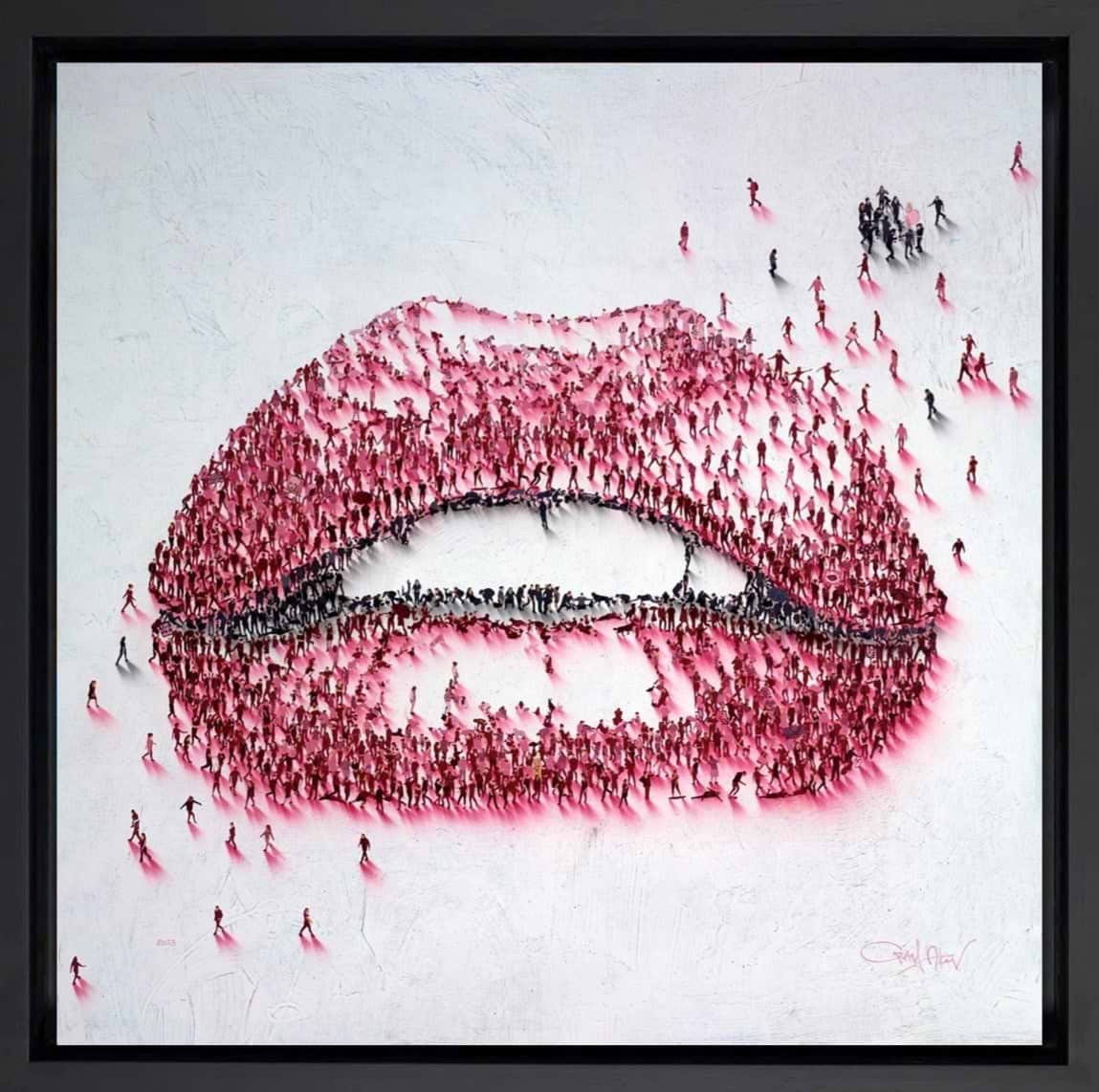 Can I Borrow a Kiss (Framed)
