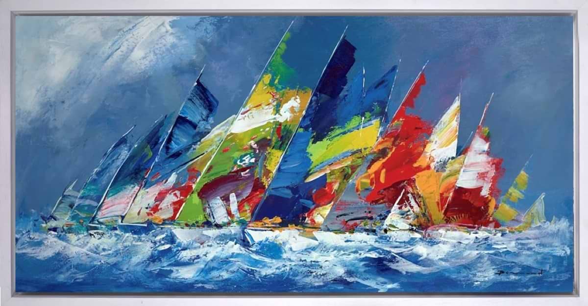Sail on By III (Framed)